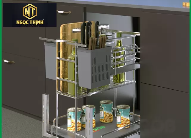 KỆ ĐỰNG DAO THỚT NAN OVAL INOX 304  tại An Phước KỆ ĐỰNG DAO THỚT NAN OVAL INOX 304  tại An Phước